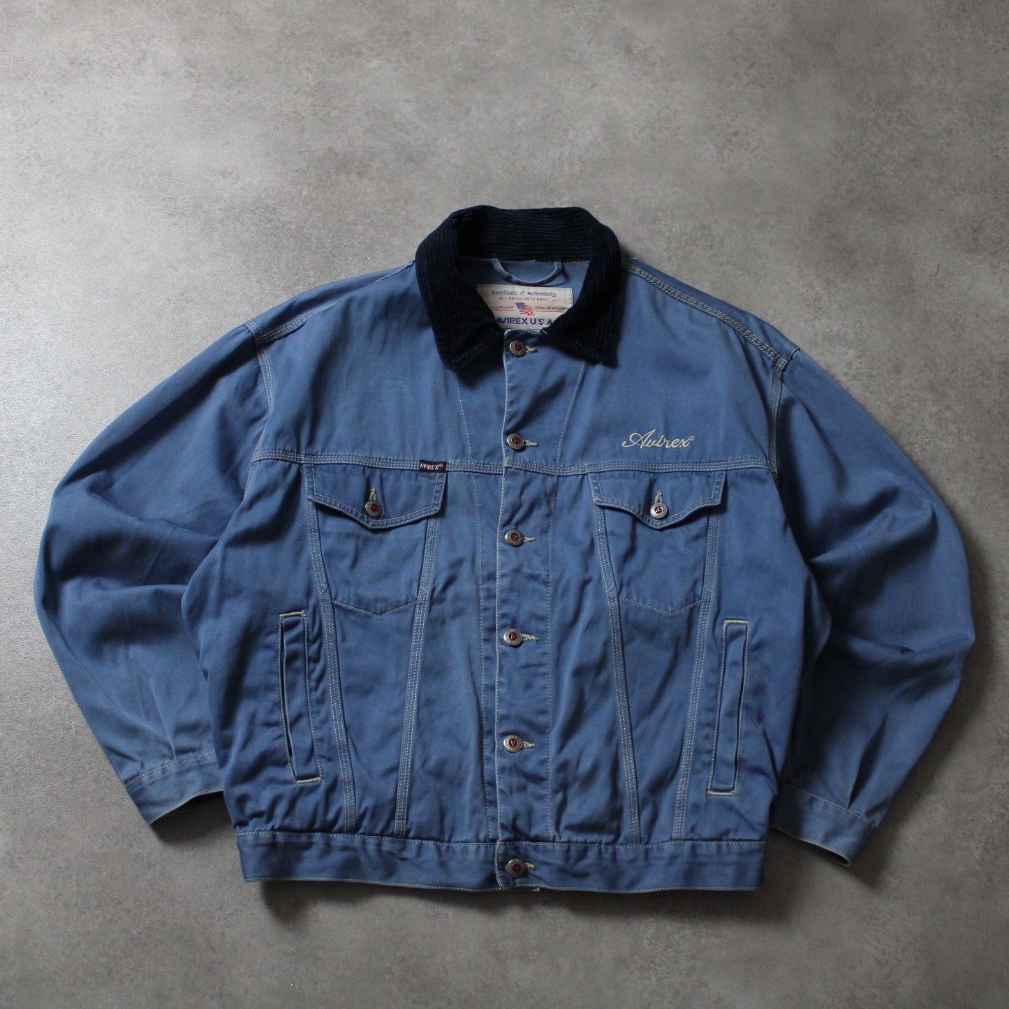 Avirex USA Vintage Denim Jacket (Man-M)