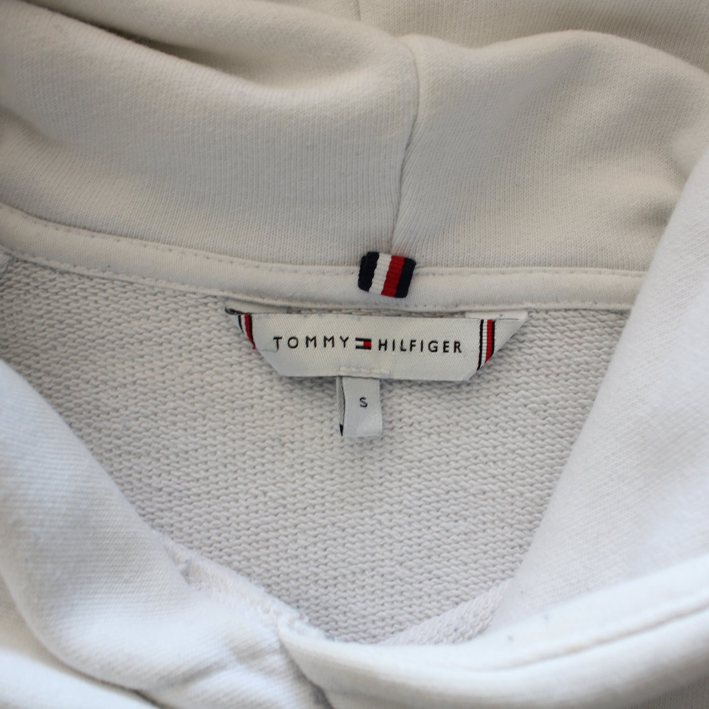 Tommy Hilfiger Embroidered Hoodie – White (Man-S)