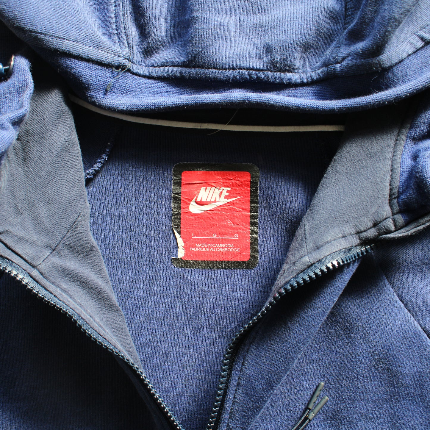 Nike Tech Fleece Hoodie – Blue (Man-L)