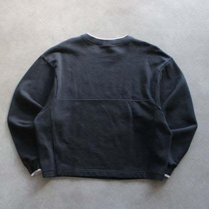 Nike Printed Oversized Crewneck – Black (Man-XS)