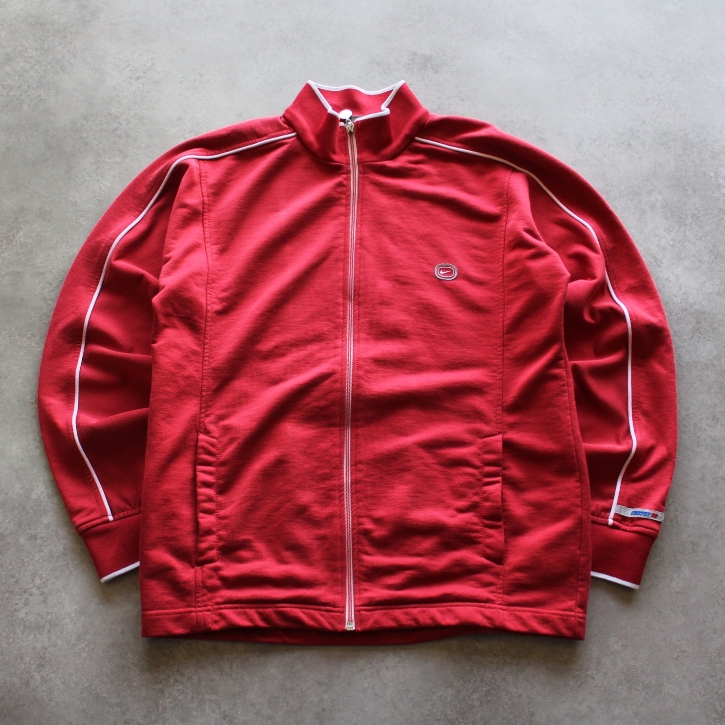 Nike Y2K Zip Up Sweater – Red/White (Man-L)