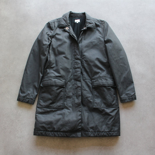 Calvin Klein Long Wax Jacket – Black (Woman-M)