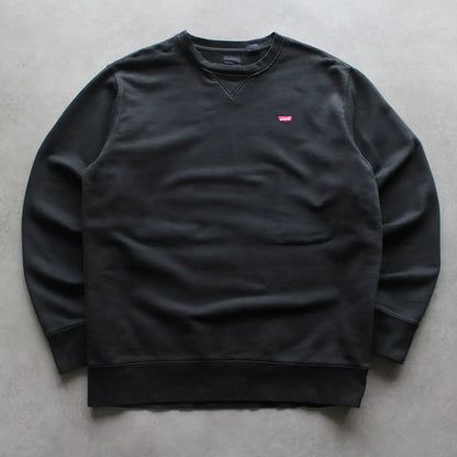 Levi’s Embroidered Logo Crewneck – Black (Man-M)