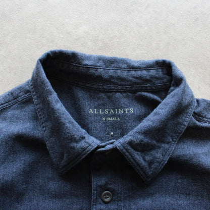 AllSaints Denim Shirt – Dark Blue (Man-XS)