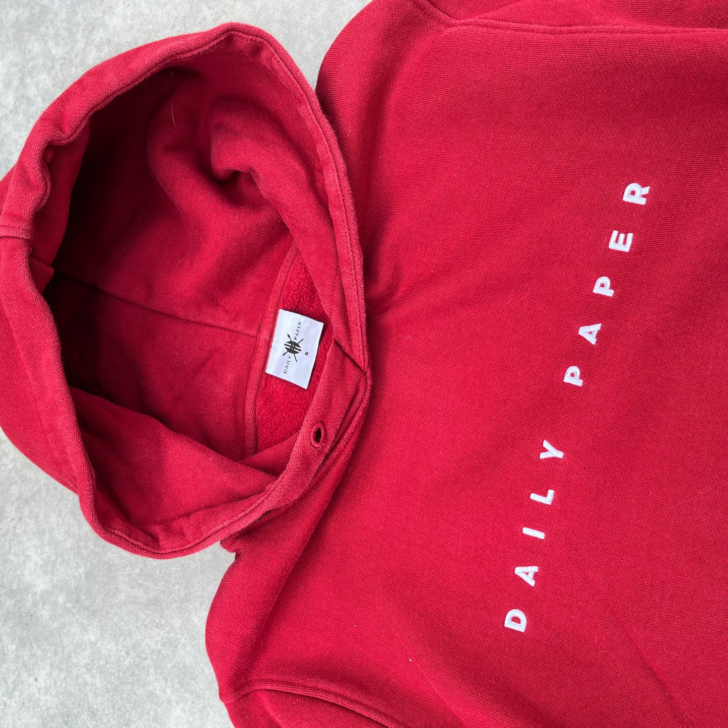 Daily Paper Red Hoodie S
