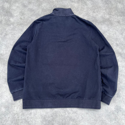 Scotch & Soda Navy Quarter Zip Sweatshirt XXL