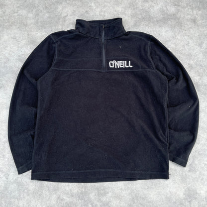 O'Neill Black Quarter Zip Fleece S