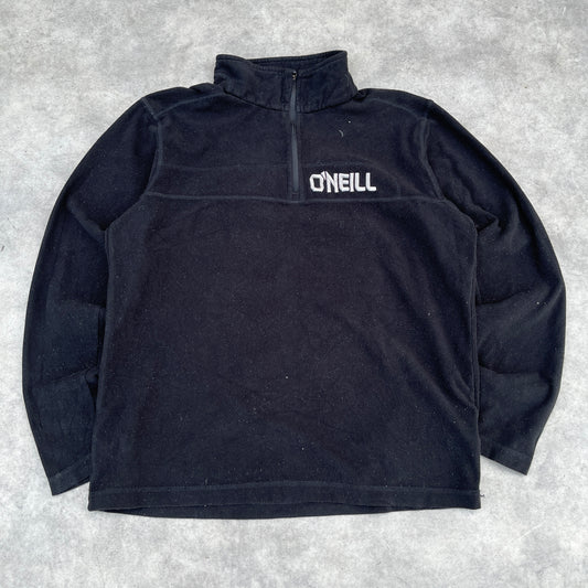 O'Neill Black Quarter Zip Fleece S