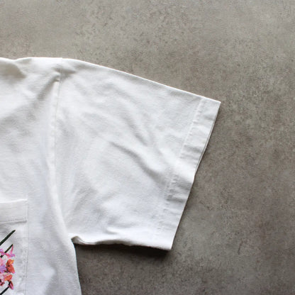 Milo’s Floral Pocket Printed Tee – White (Man-M)