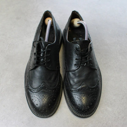 Lloyd Extrawelt Leather Brogue Shoes – Black (Man-40⅓)