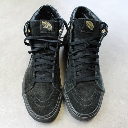 Vans Sk8-Hi Platform – Black Suede (Woman-38.5)
