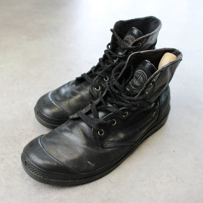 Palladium Leather Boots – Black (Man-44)