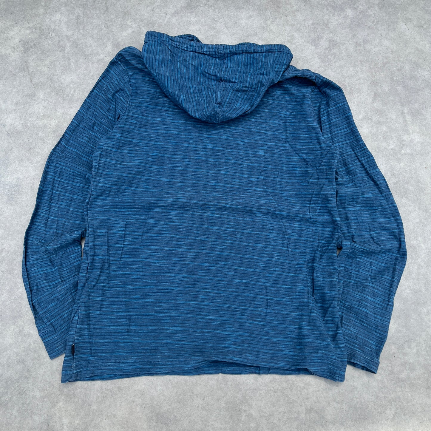 Quiksilver Blue Striped Hoodie M
