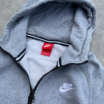Nike Grey Zip Hoodie L