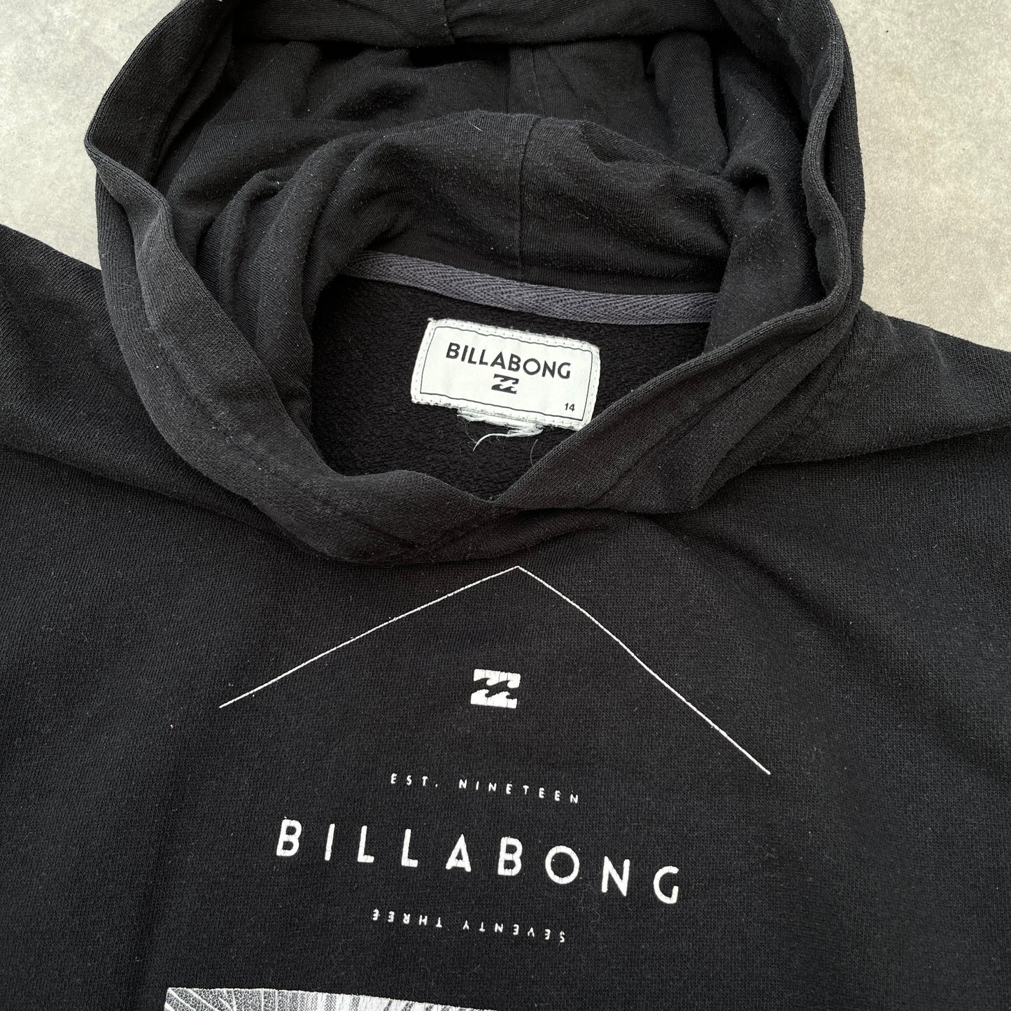 Billabong Black Hoodie XS