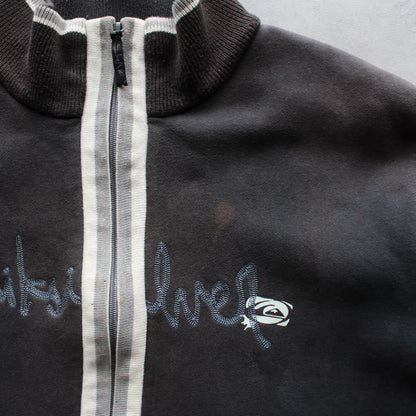 Quiksilver Zip Up Jacket – Black/Grey (Man-L, Flawed)