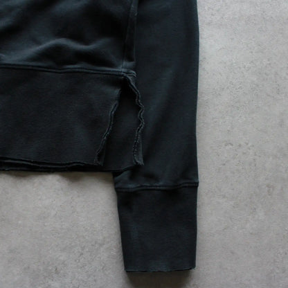 Split Printed Crewneck – Black/Pink (Woman-L)