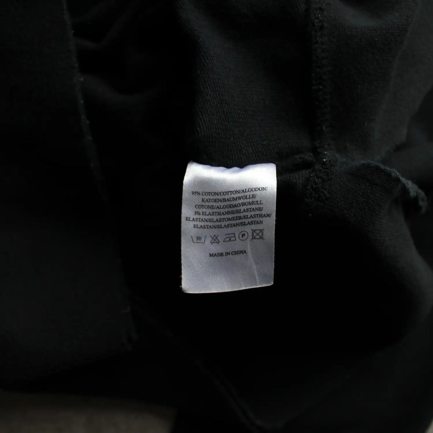 Split Printed Crewneck – Black/Pink (Woman-L)