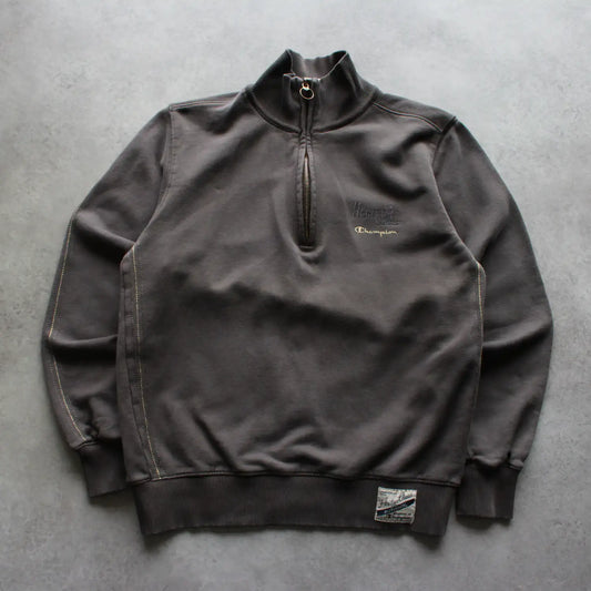 Champion Rochester Quarter Zip Sweatshirt – Brown (Woman-S)