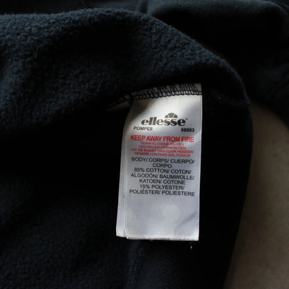 Ellesse Striped Logo Crewneck – Navy/Red/White (Man-L)