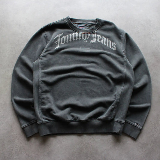 Tommy Jeans Printed Crewneck – Grey (Man-L)