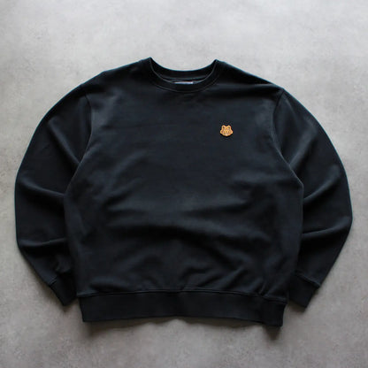 Kenzo Embroidered Patch Crewneck – Black (Man-M)