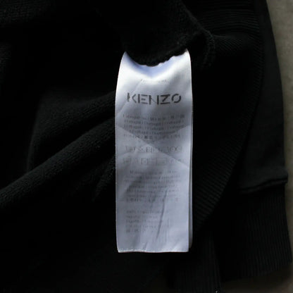 Kenzo Embroidered Patch Crewneck – Black (Man-M)