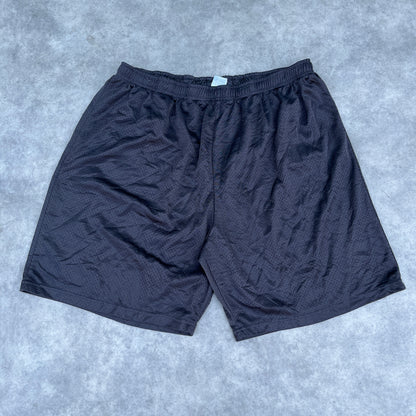 Russell Black Mesh Shorts 3XL