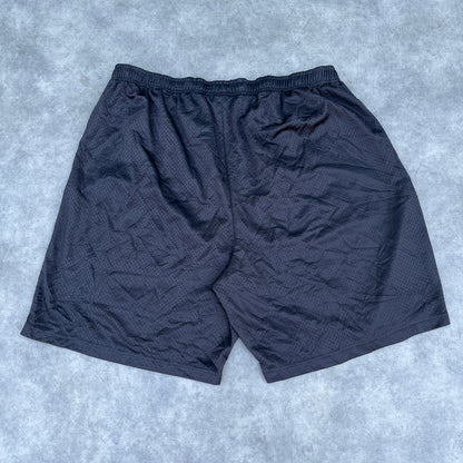 Russell Black Mesh Shorts 3XL