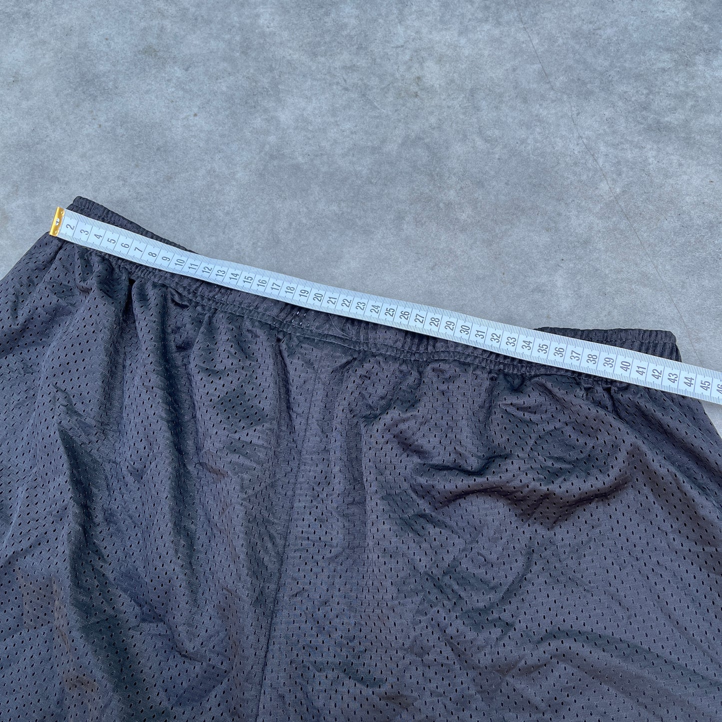 Russell Black Mesh Shorts 3XL