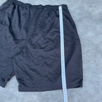 Russell Black Mesh Shorts 3XL