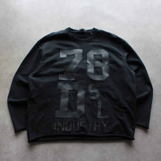 Diesel 78DSL Printed Crewneck – Black (Man-M)