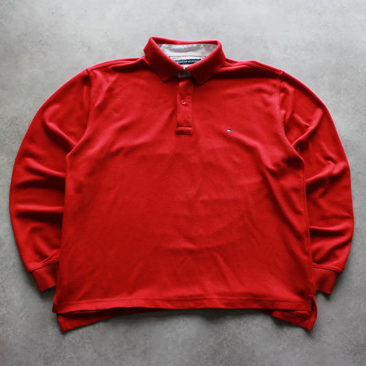 Tommy Hilfiger Classic Polo Shirt – Red (Man-L)
