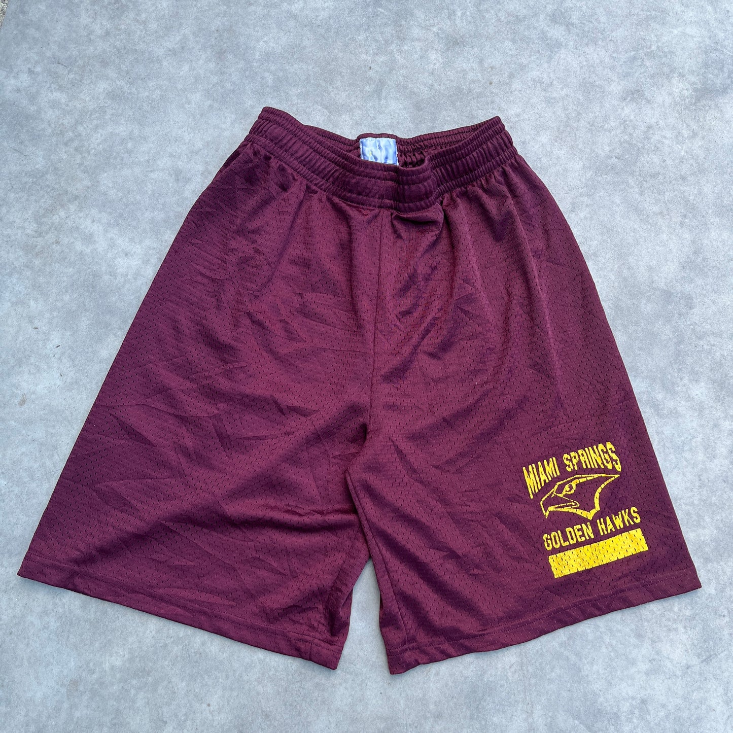 Badger Miami Springs Golden Hawks Mesh Shorts S