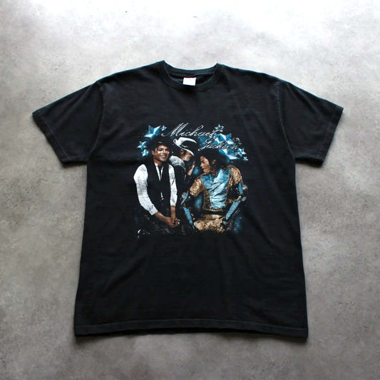 Fruit of the Loom Michael Jackson Printed Tee – Black (Man-M)