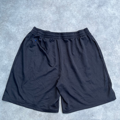 Athletic Black Mesh Shorts XL