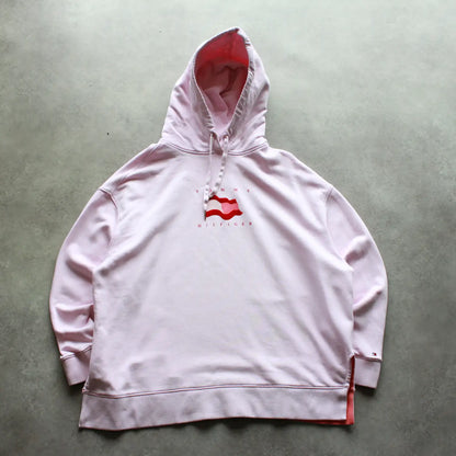 Tommy Hilfiger Printed Hoodie – Light Pink (Woman-3XL)