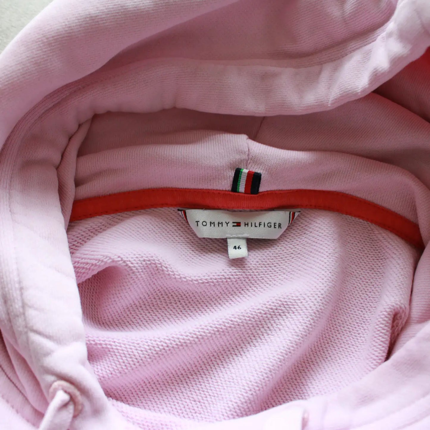 Tommy Hilfiger Printed Hoodie – Light Pink (Woman-3XL)