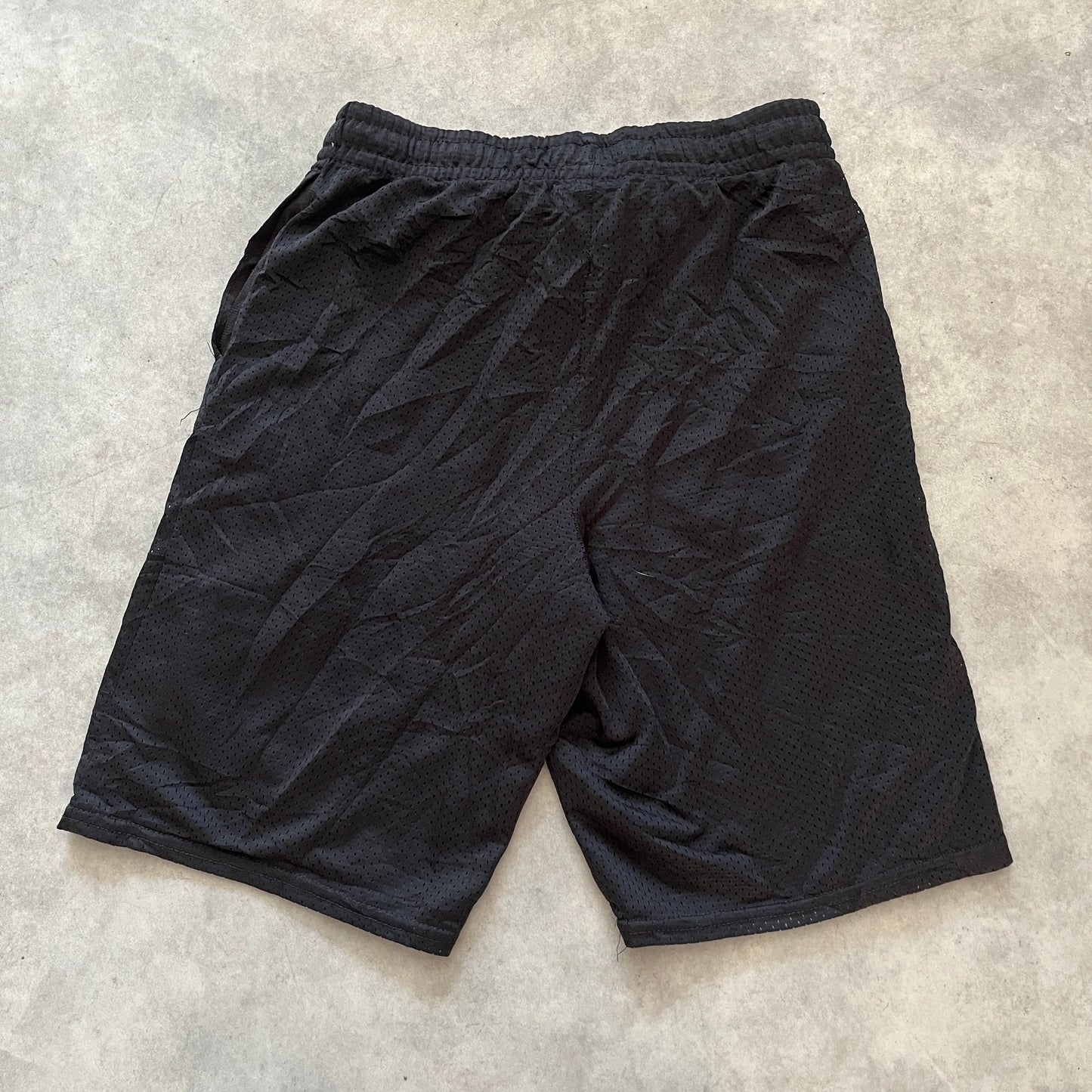 Athletic Black Mesh Shorts Junior XL