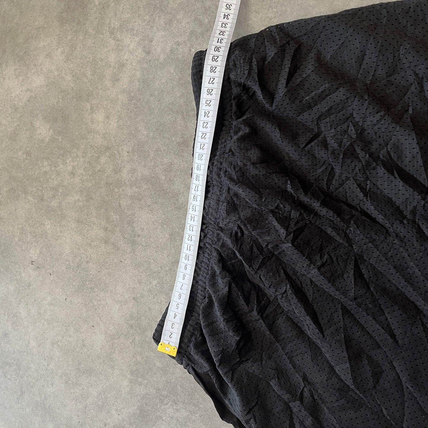 Athletic Black Mesh Shorts Junior XL