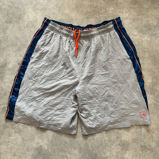 And1 Grey Orange Mesh Shorts XL