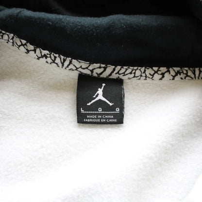 Jordan Varsity Buttoned Hoodie – White/Black (Man-L)