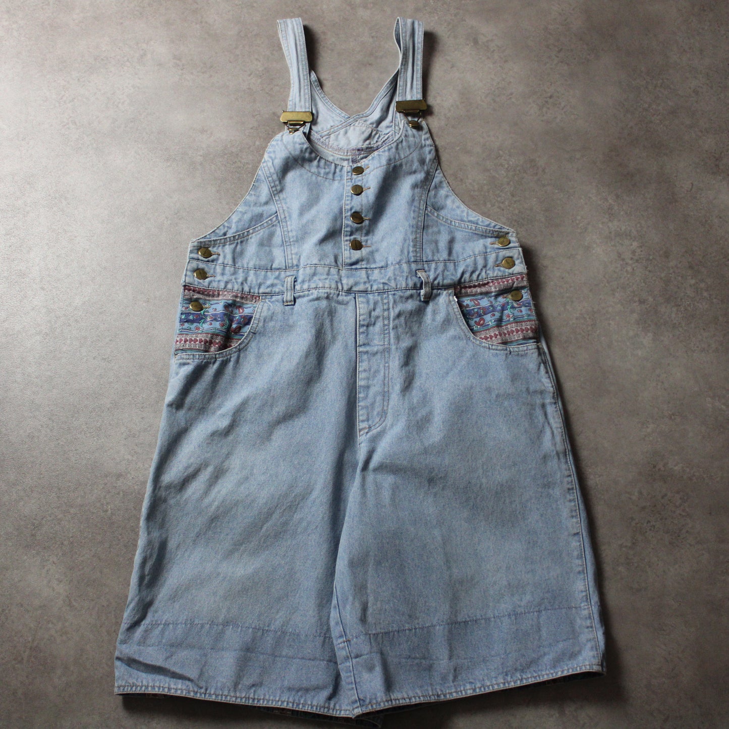 Buffoon Denim Overal Shorts (Man-XL)