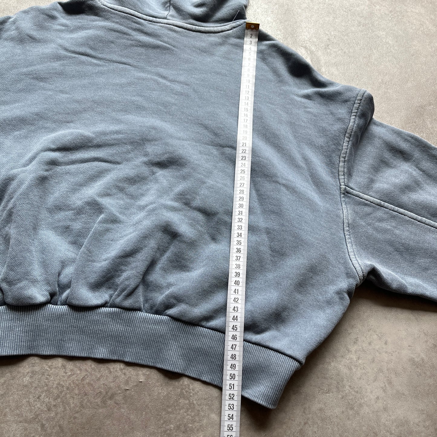 Reebok Grey Cropped Hoodie XL