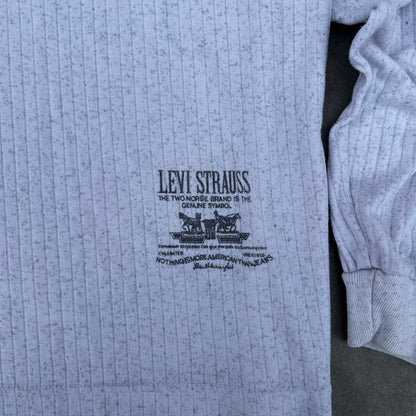 Vintage 90s Levi’s Traditional Gear Ribbed Henley Shirt L