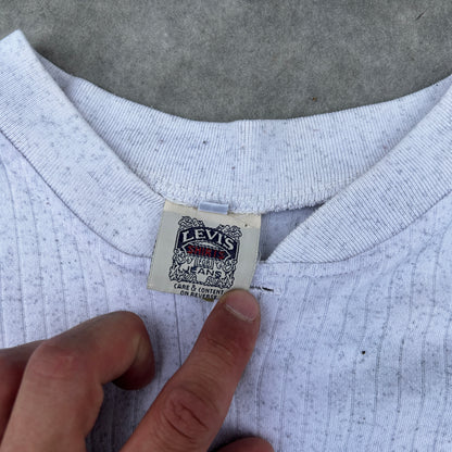 Vintage 90s Levi’s Traditional Gear Ribbed Henley Shirt L