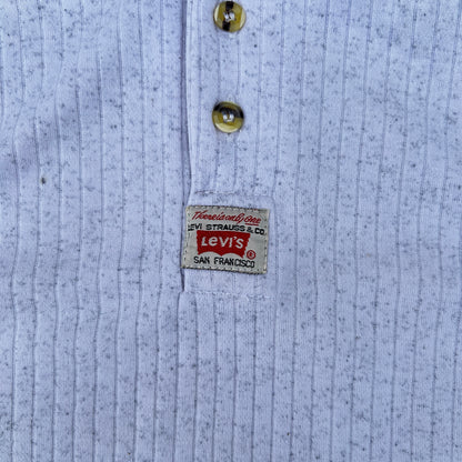 Vintage 90s Levi’s Traditional Gear Ribbed Henley Shirt L