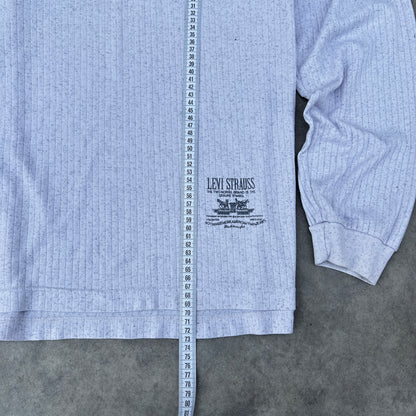 Vintage 90s Levi’s Traditional Gear Ribbed Henley Shirt L