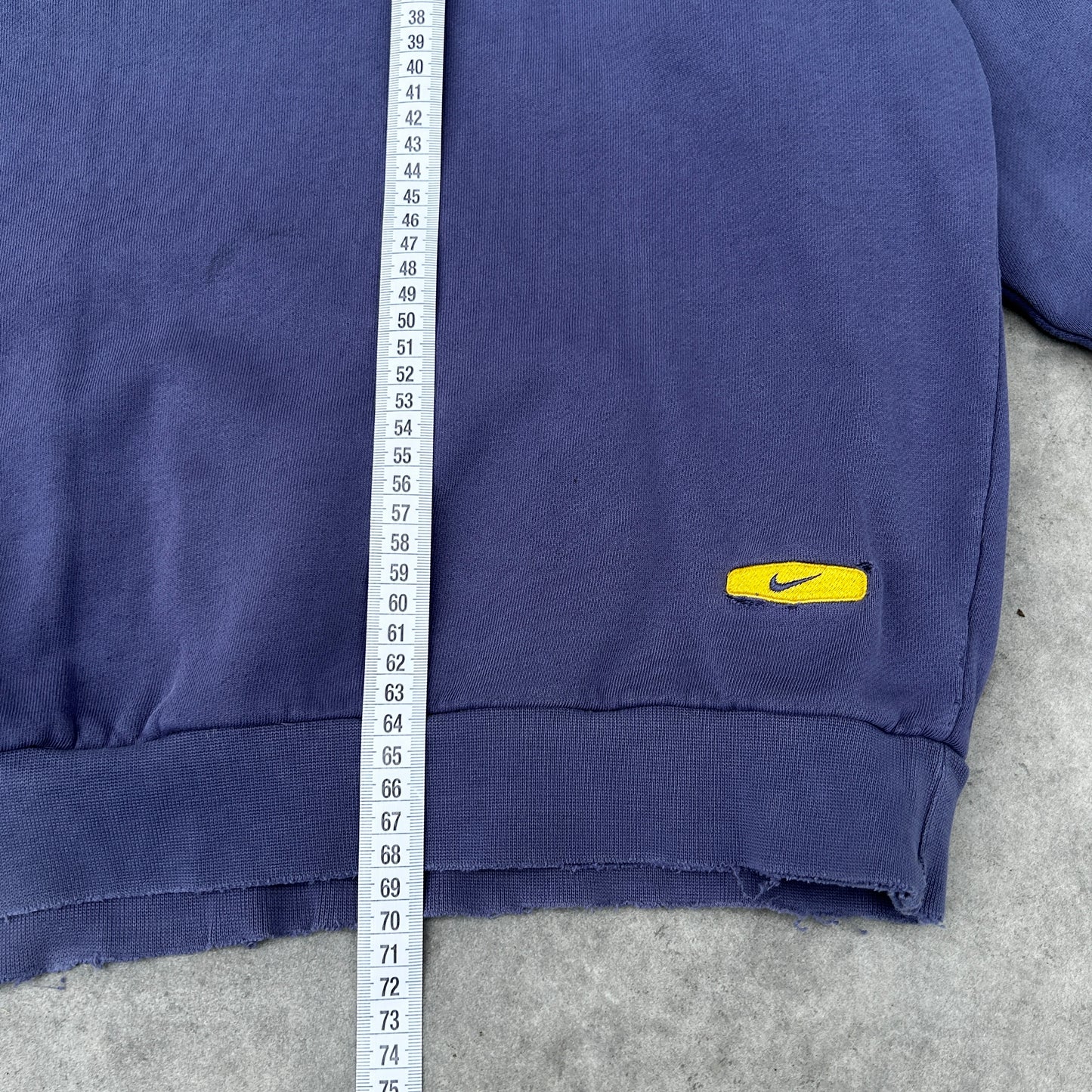 Vintage 90s Nike Distressed Spellout Sweatshirt Made in Malaysia