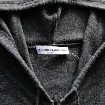 Maison Standards Paris Zip-Up Hoodie – Dark Grey (Man-L)
